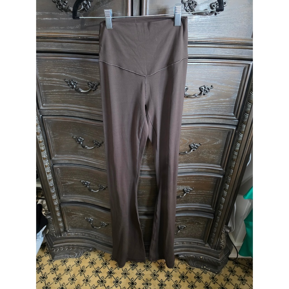 OFFLINE by Aerie Real Me Xtra Bootcut Leggings Brown High Rise Small Long Inseam